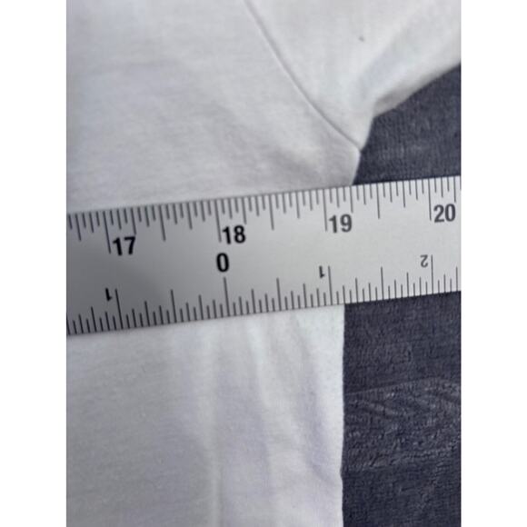 Men's Columbia White T-Shirt Size M Fishing Angling Patriotic - Picture 5 of 12